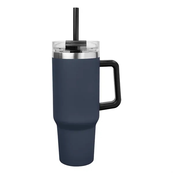 40 oz. stainless steel insulated tumbler with lid and straw.... from ASI 61125 Hit Promotional Products / Hit®