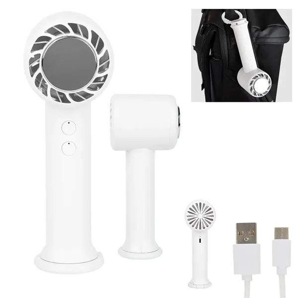 Refrigeration fan with three speed settings, a micro-USB input and cord,... from ASI 61125 Hit Promotional Products / Hit®
