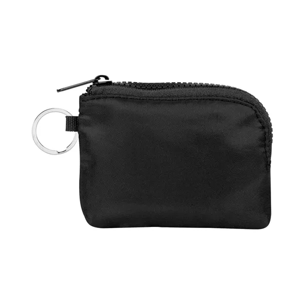 4" x 5" rPET card pouch with zipper closure and split... from ASI 61125 Hit Promotional Products / Hit®