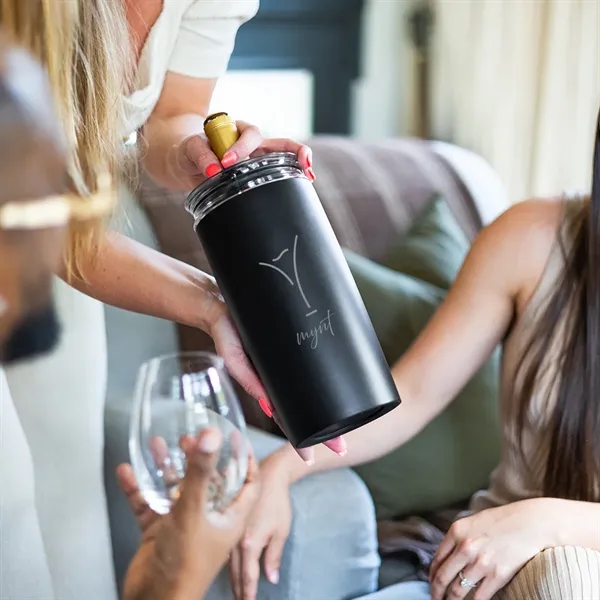 50 ounce stainless steel tumbler and bottle caddy.... from ASI 61125 Hit Promotional Products / Hit®