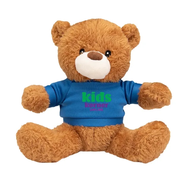 6" soothing teddy bear filled with flaxseed and cotton; can be... from ASI 61125 Hit Promotional Products / Hit®