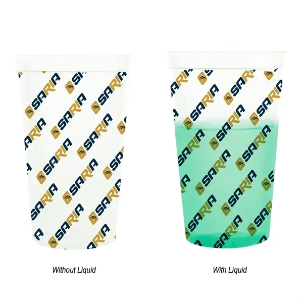 22 oz. color-changing plastic stadium cup.... from ASI 61125 Hit Promotional Products / Hit®