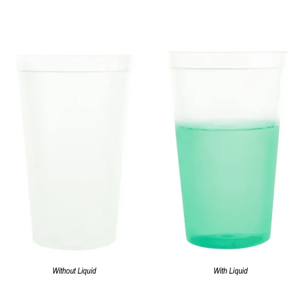 22 oz. color-changing plastic stadium cup.... from ASI 61125 Hit Promotional Products / Hit®