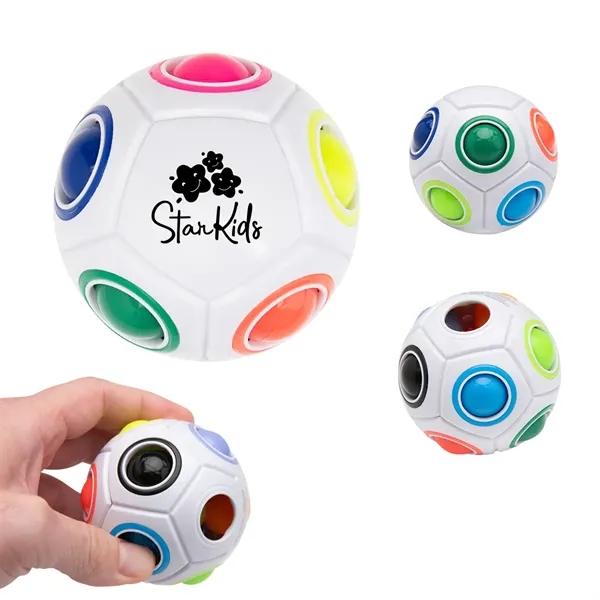 Ball shaped stress-pop game.... from ASI 61125 Hit Promotional Products / Hit®
