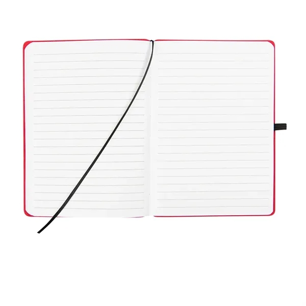 80 page notebook with rPET felt cover, bookmark and elastic pen... from ASI 61125 Hit Promotional Products / Hit®