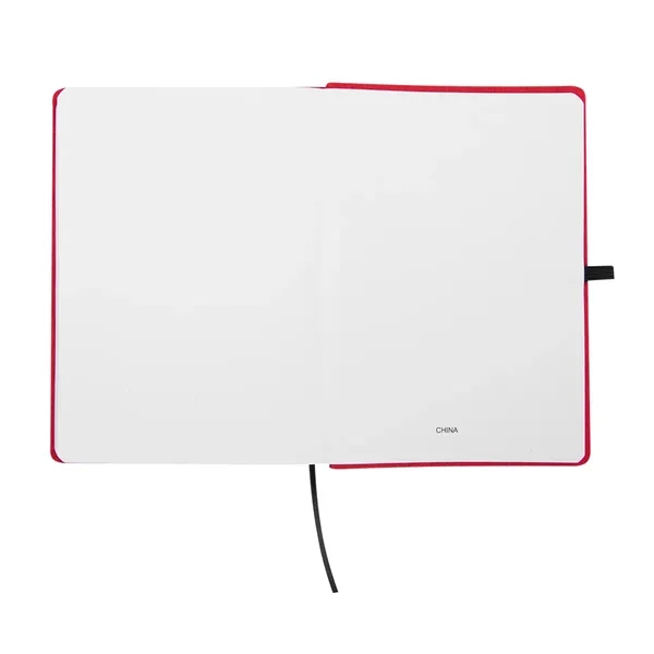 80 page notebook with rPET felt cover, bookmark and elastic pen... from ASI 61125 Hit Promotional Products / Hit®