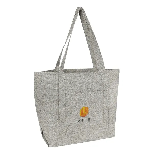 7" x 21" x 14" recycled cotton canvas tote bag with... from ASI 61125 Hit Promotional Products / Hit®
