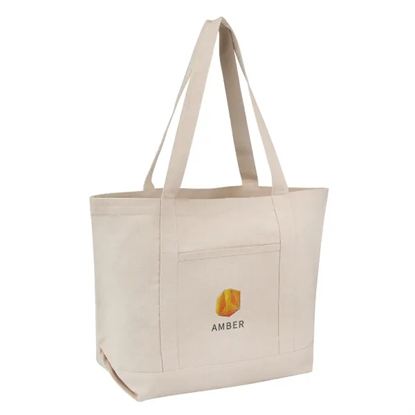7" x 21" x 14" recycled cotton canvas tote bag with... from ASI 61125 Hit Promotional Products / Hit®