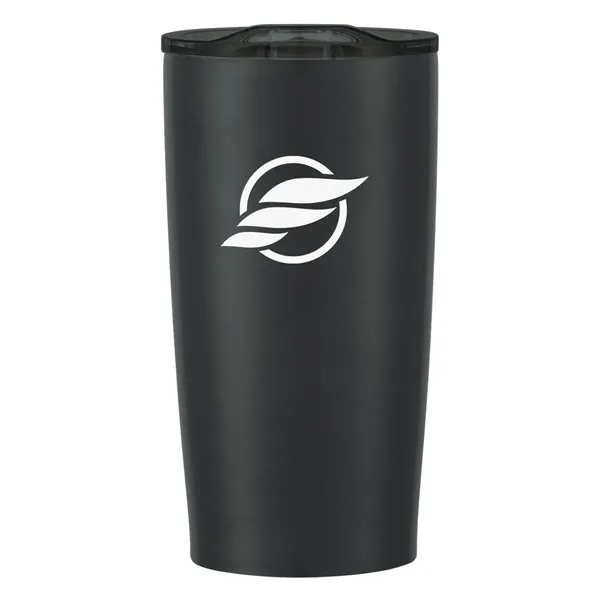 20 oz. stainless steel tumbler with double wall construction and snap-on,... from ASI 61125 Hit Promotional Products / Hit®