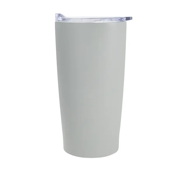 20 oz. stainless steel tumbler with double wall construction and snap-on,... from ASI 61125 Hit Promotional Products / Hit®
