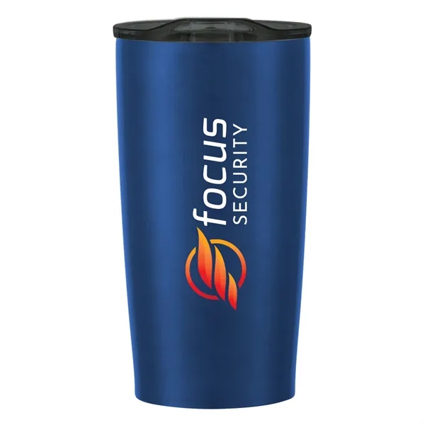 20 oz. stainless steel tumbler with double wall construction and snap-on,... from ASI 61125 Hit Promotional Products / Hit®