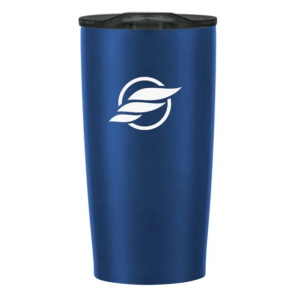 20 oz. stainless steel tumbler with double wall construction and snap-on,... from ASI 61125 Hit Promotional Products / Hit®