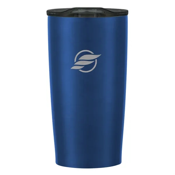 20 oz. stainless steel tumbler with double wall construction and snap-on,... from ASI 61125 Hit Promotional Products / Hit®