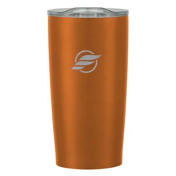 20 oz. stainless steel tumbler with double wall construction and snap-on,... from ASI 61125 Hit Promotional Products / Hit®