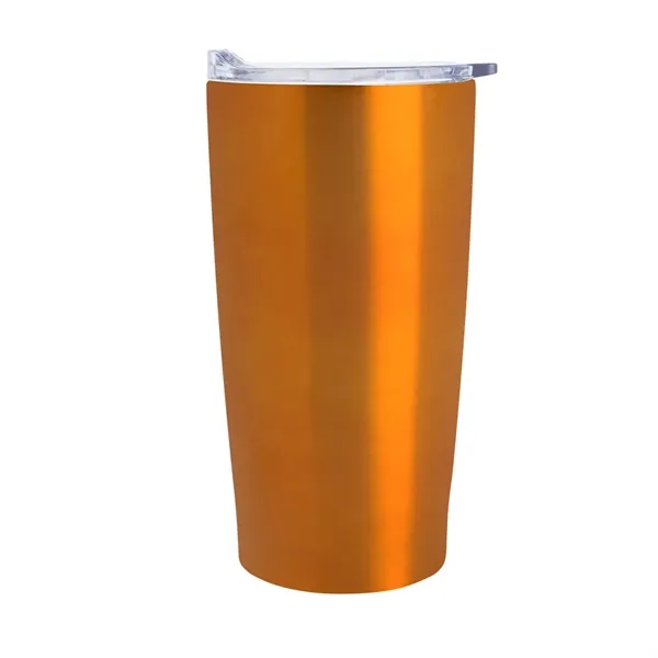 20 oz. stainless steel tumbler with double wall construction and snap-on,... from ASI 61125 Hit Promotional Products / Hit®