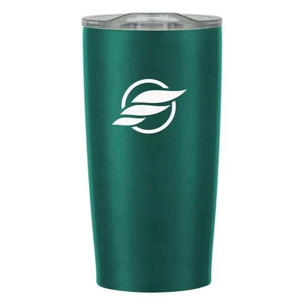 20 oz. stainless steel tumbler with double wall construction and snap-on,... from ASI 61125 Hit Promotional Products / Hit®