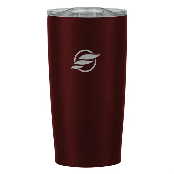 20 oz. stainless steel tumbler with double wall construction and snap-on,... from ASI 61125 Hit Promotional Products / Hit®