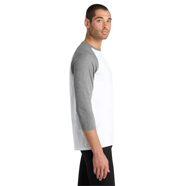 District Perfect Tri 3/4-Sleeve Raglan.... from ASI 84863 SanMar