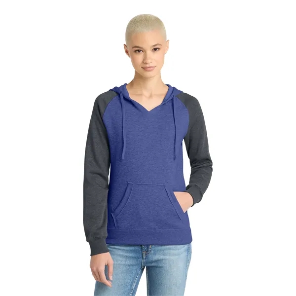 District Women's Lightweight Fleece Raglan Hoodie.... from ASI 84863 SanMar
