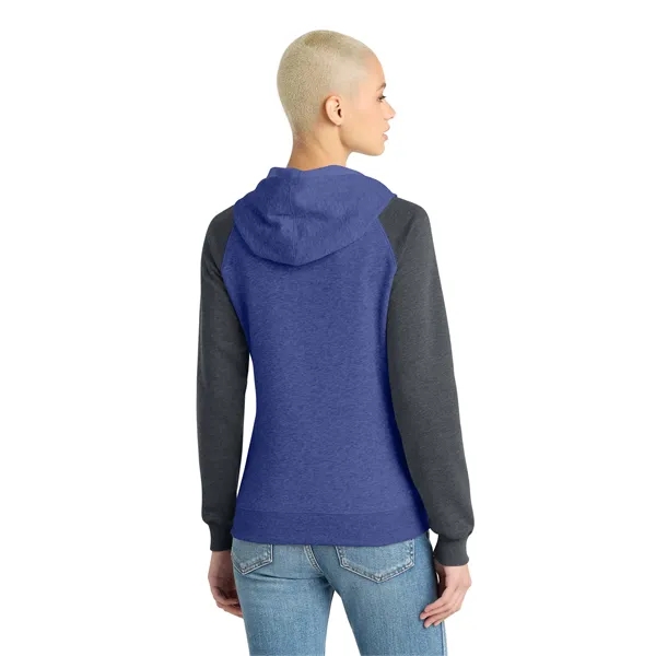 District Women's Lightweight Fleece Raglan Hoodie.... from ASI 84863 SanMar