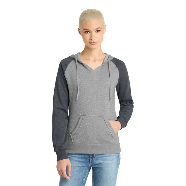 District Women's Lightweight Fleece Raglan Hoodie.... from ASI 84863 SanMar