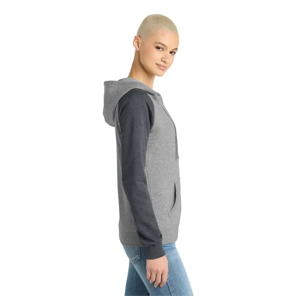 District Women's Lightweight Fleece Raglan Hoodie.... from ASI 84863 SanMar