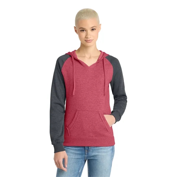 District Women's Lightweight Fleece Raglan Hoodie.... from ASI 84863 SanMar