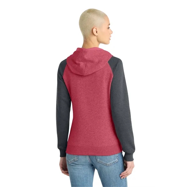 District Women's Lightweight Fleece Raglan Hoodie.... from ASI 84863 SanMar