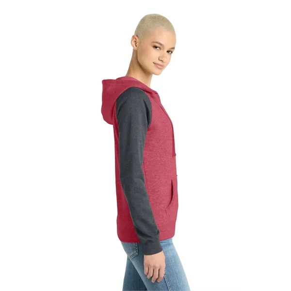 District Women's Lightweight Fleece Raglan Hoodie.... from ASI 84863 SanMar