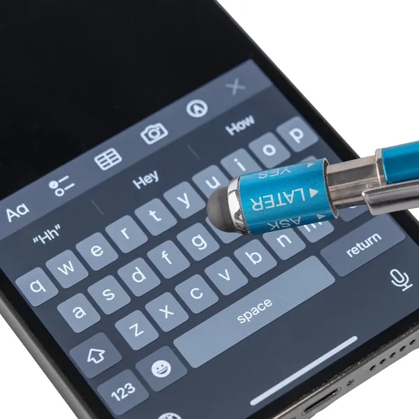 Recycled Aluminum Spin Game Top Pen With Stylus... from ASI 61125 Hit Promotional Products / Hit®