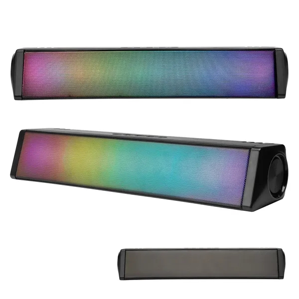 Soundbar-style speaker with wireless Bluetooth connectivity.... from ASI 61125 Hit Promotional Products / Hit®
