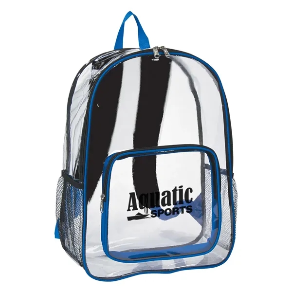 6" x 18" x 13" clear EVA and polyester backpack with... from ASI 61125 Hit Promotional Products / Hit®