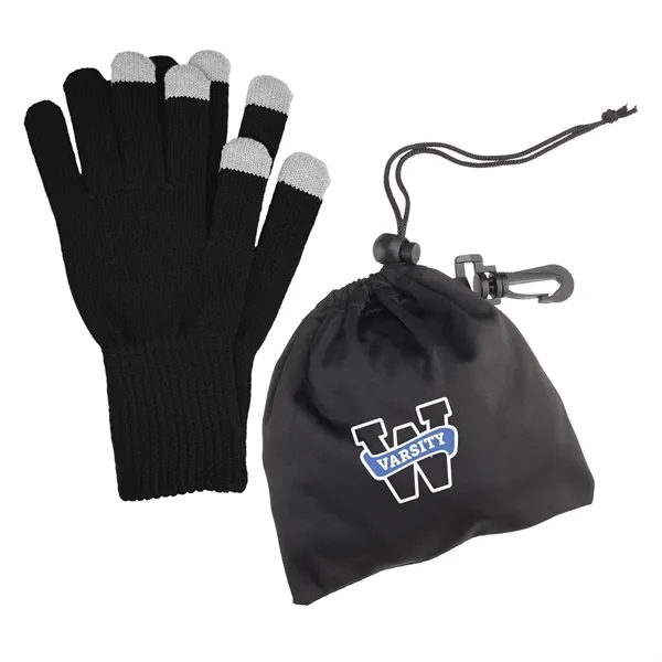 Touchscreen gloves in an rPET pouch.... from ASI 61125 Hit Promotional Products / Hit®