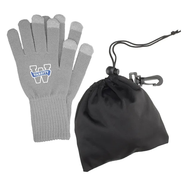Touchscreen gloves in an rPET pouch.... from ASI 61125 Hit Promotional Products / Hit®