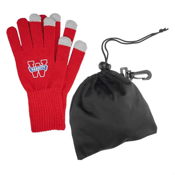 Touchscreen gloves in an rPET pouch.... from ASI 61125 Hit Promotional Products / Hit®