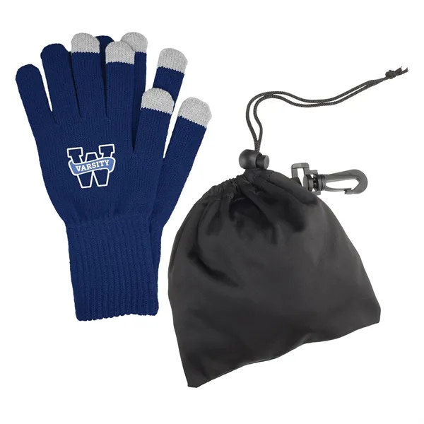 Touchscreen gloves in an rPET pouch.... from ASI 61125 Hit Promotional Products / Hit®