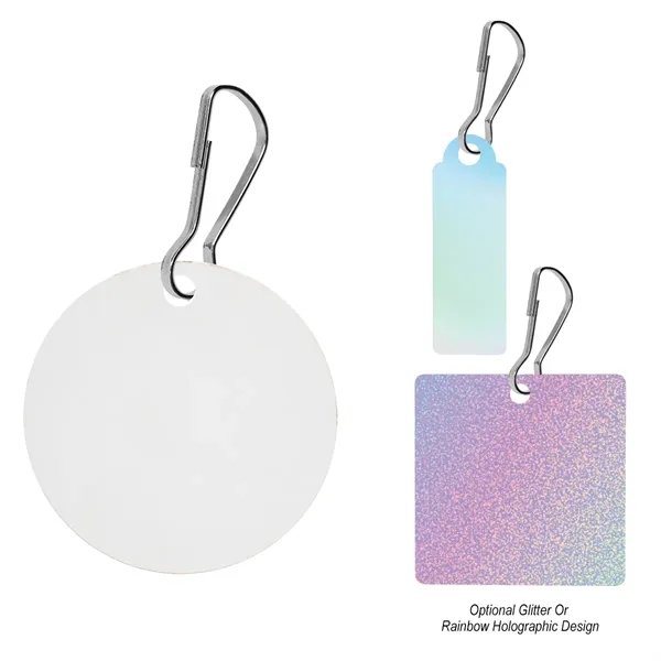 3" customizable acrylic zipper pull.... from ASI 61125 Hit Promotional Products / Hit®