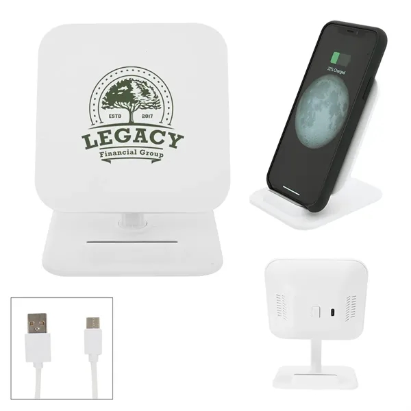 Wireless charging pad and phone stand.... from ASI 61125 Hit Promotional Products / Hit®