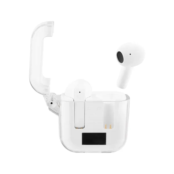 Wireless earbuds with digital power display.... from ASI 61125 Hit Promotional Products / Hit®