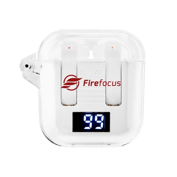 Wireless earbuds with digital power display.... from ASI 61125 Hit Promotional Products / Hit®