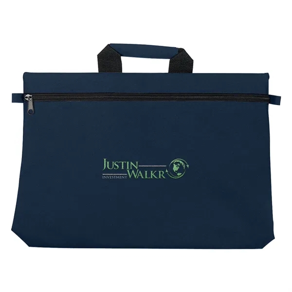 Document bag with padded handle, 600 denier polyester.... from ASI 61125 Hit Promotional Products / Hit®