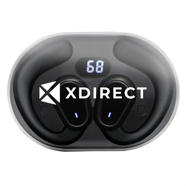 Over-ear wireless earbuds with charging case.... from ASI 61125 Hit Promotional Products / Hit®