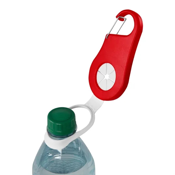 Carabiner with towel holder and water bottle holder.... from ASI 61125 Hit Promotional Products / Hit®