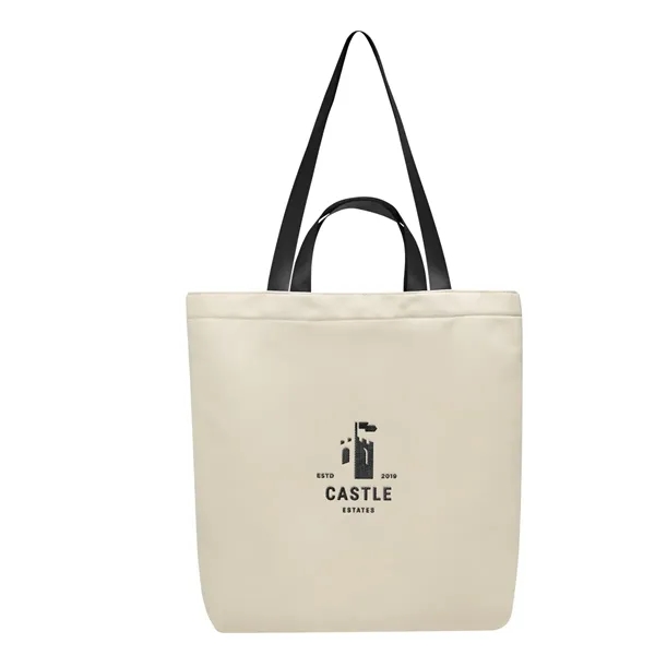 4" x 14.75" x 17.75" polyester tote bag with handles and... from ASI 61125 Hit Promotional Products / Hit®