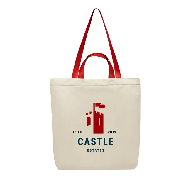 4" x 14.75" x 17.75" polyester tote bag with handles and... from ASI 61125 Hit Promotional Products / Hit®