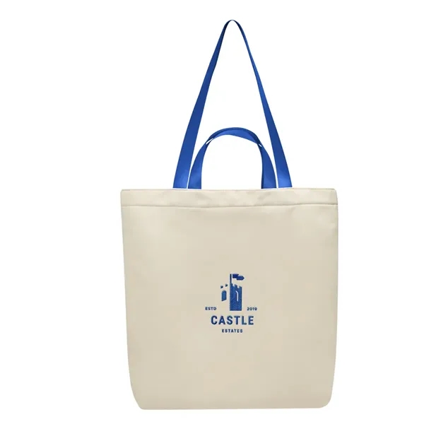 4" x 14.75" x 17.75" polyester tote bag with handles and... from ASI 61125 Hit Promotional Products / Hit®