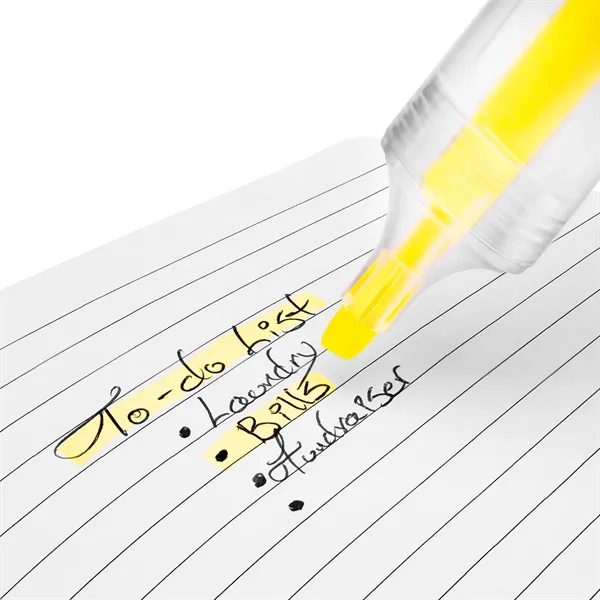 Chisel-tip highlighter made of rPET material.... from ASI 61125 Hit Promotional Products / Hit®
