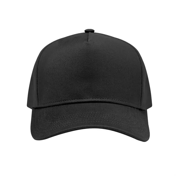 5 panel cotton/Tencel fabric cap with recycled plastic snap tab closure.... from ASI 61125 Hit Promotional Products / Hit®