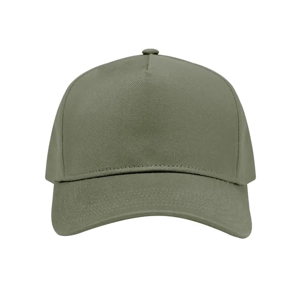 5 panel cotton/Tencel fabric cap with recycled plastic snap tab closure.... from ASI 61125 Hit Promotional Products / Hit®
