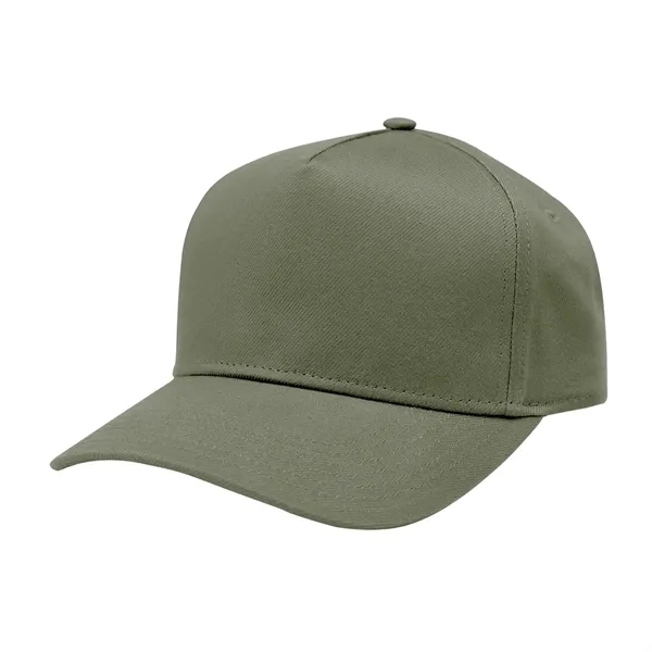 5 panel cotton/Tencel fabric cap with recycled plastic snap tab closure.... from ASI 61125 Hit Promotional Products / Hit®